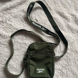Dark green Reebok crossbody bag